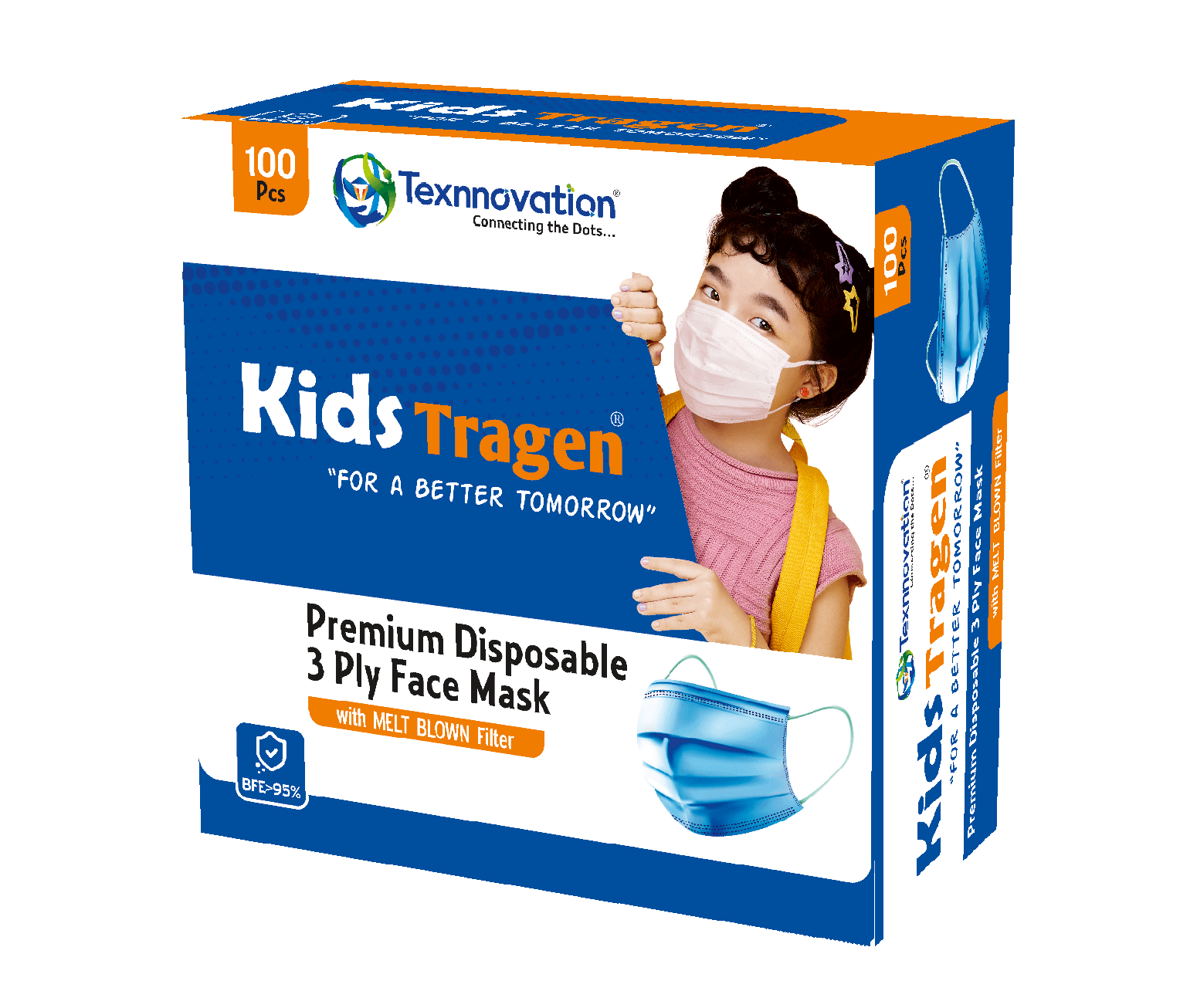 Kids Tragen- Blue
